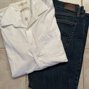 Michael Kors Men’s Dress Shirt + Jeans Bundle